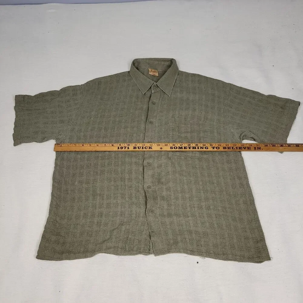 Jordan by Claudio Nucci Shirt Size XXL Button Down Short Sleeve Cooling Comfort